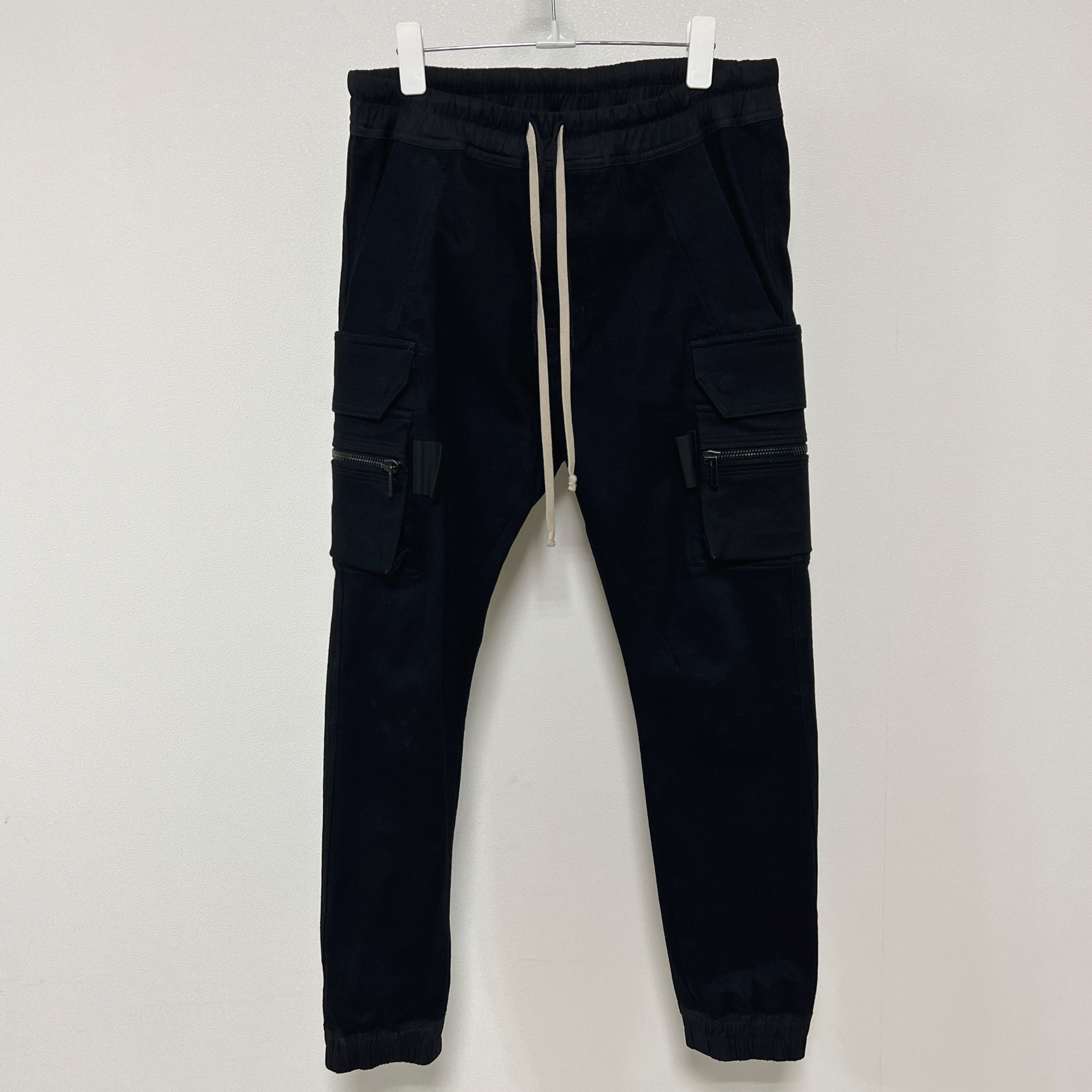 Rick Owens Rick Owens FW16 "MASTODON" Cargo Jogger Pants Black Size US 36 / EU 52 - 3 Thumbnail