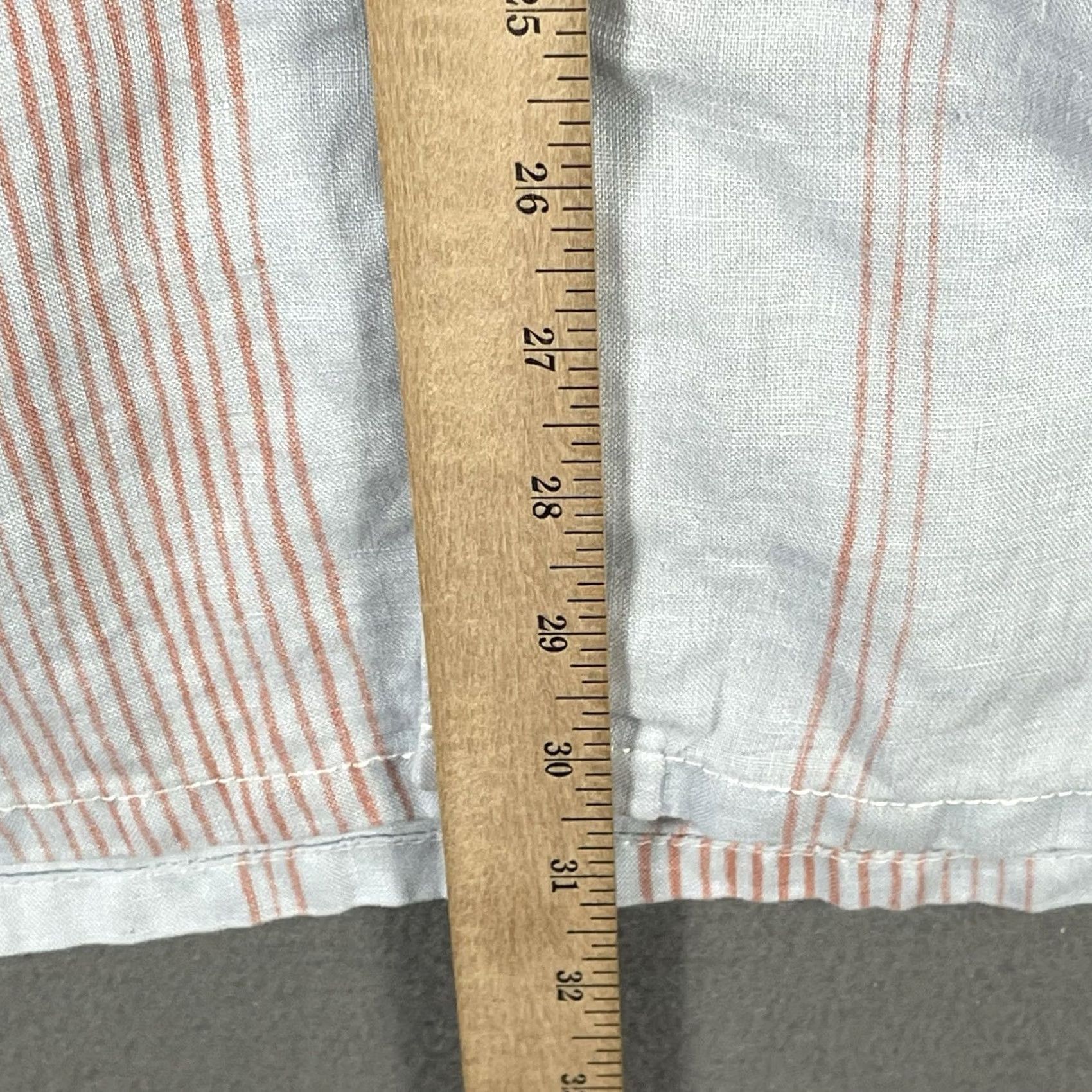 Tommy Bahama VINTAGE Tommy Bahama Relax Shirt Men XL Blue Orange Stripes Camp Button-Up Linen Beach Hawaiian Size US XL / EU 56 / 4 - 7 Thumbnail