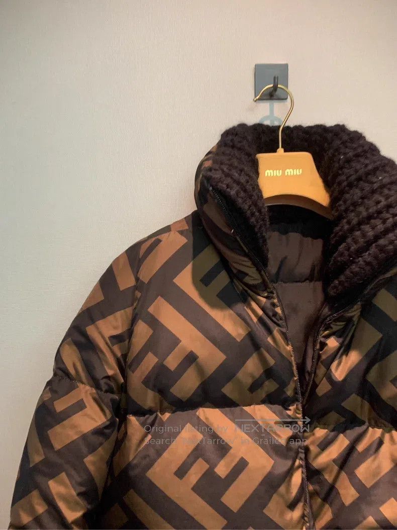 Fendi Fendi Logo-printed reversible goose down jacket Size S / US 4 / IT 40 - 3 Thumbnail