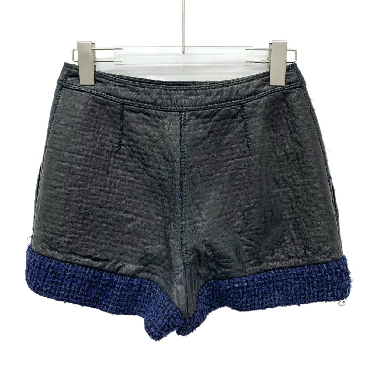Chanel Chanel Lambskin Spliced Woven Tweed Casual Shorts K26WX Size 24" / US 00 / IT 34 - 2 Thumbnail