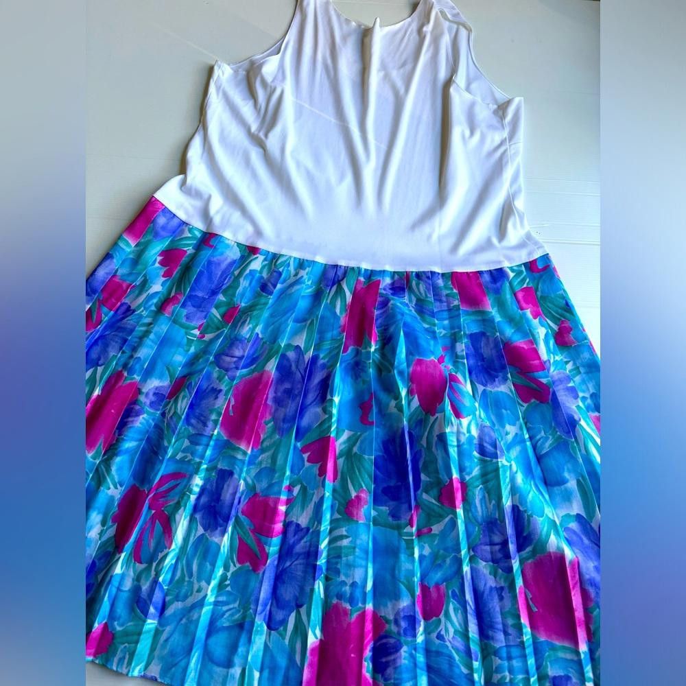 Designer Vintage Floral Dress Size 3XL / US 20-22 - 1 Thumbnail