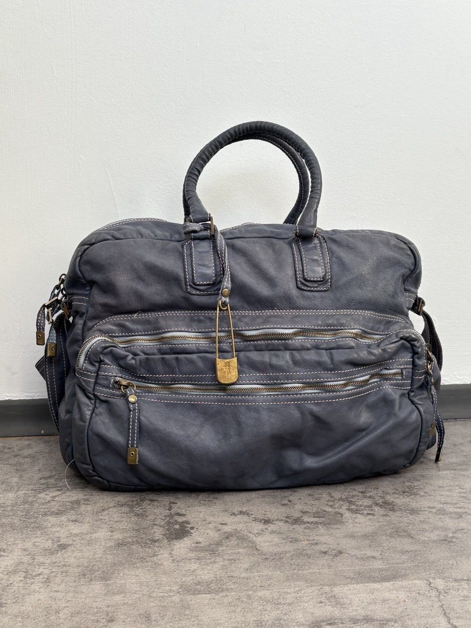 Other Sissi Rossi Vintage Italy Big Leather Bag Size ONE SIZE - 1 Thumbnail