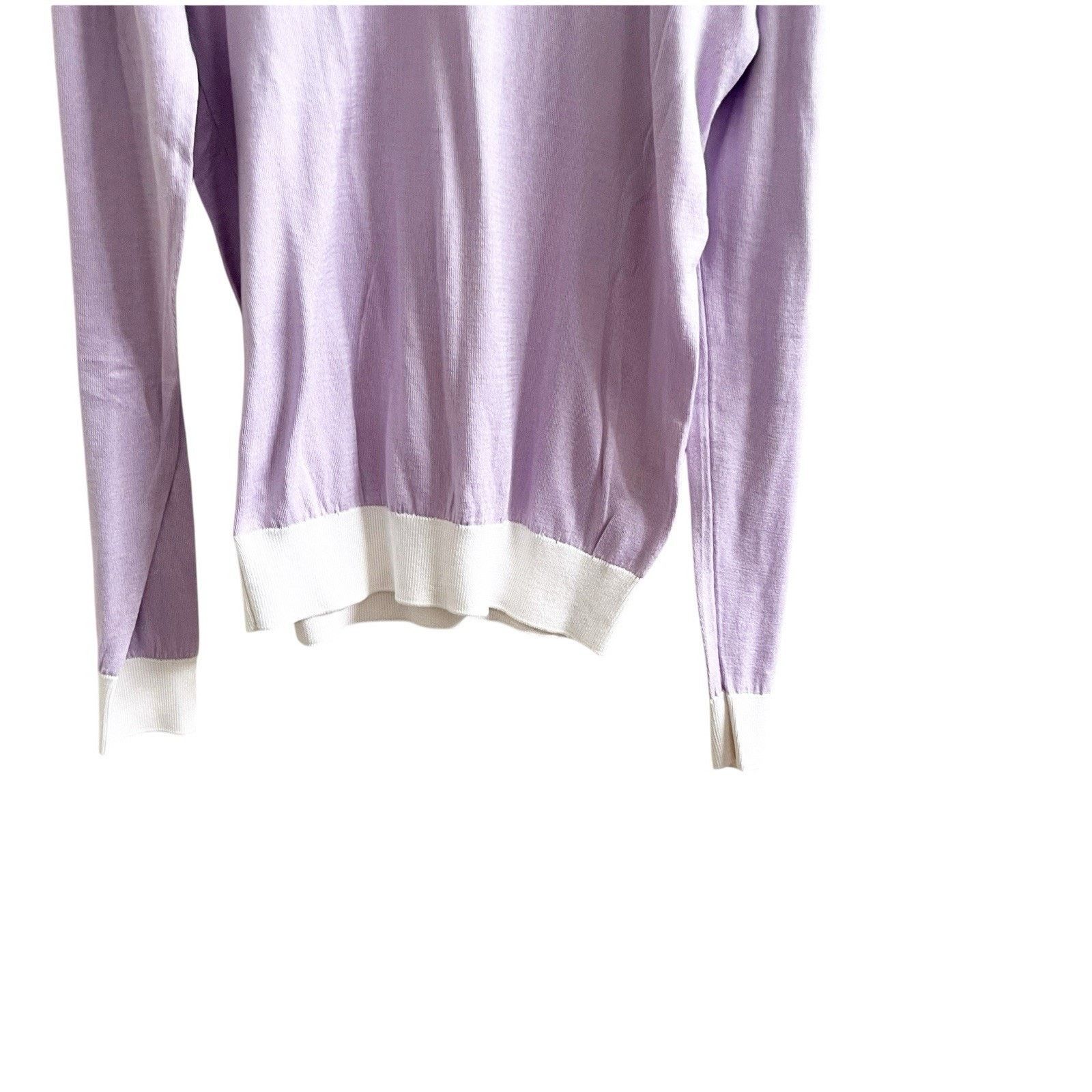 J.Crew Vicomte Arthur Paris Sweater Purple Size Medium Pima Cotton Size US M / EU 48-50 / 2 - 5 Thumbnail