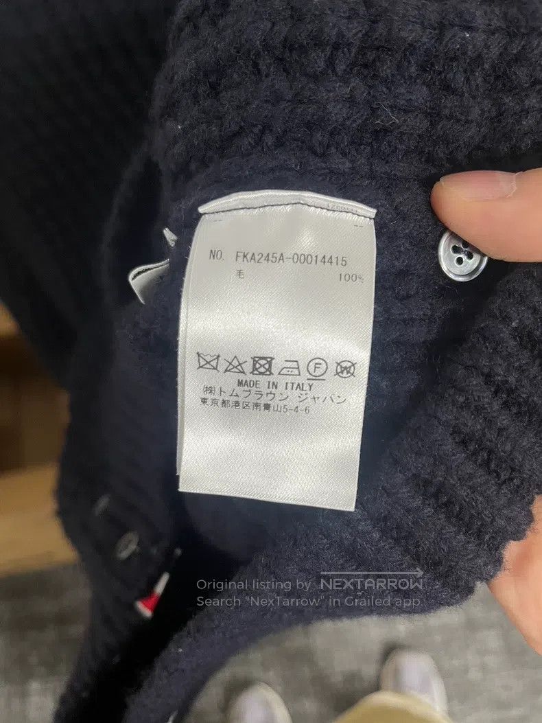 Thom Browne Thom Browne Blue cardigan Size US M / EU 48-50 / 2 - 4 Thumbnail