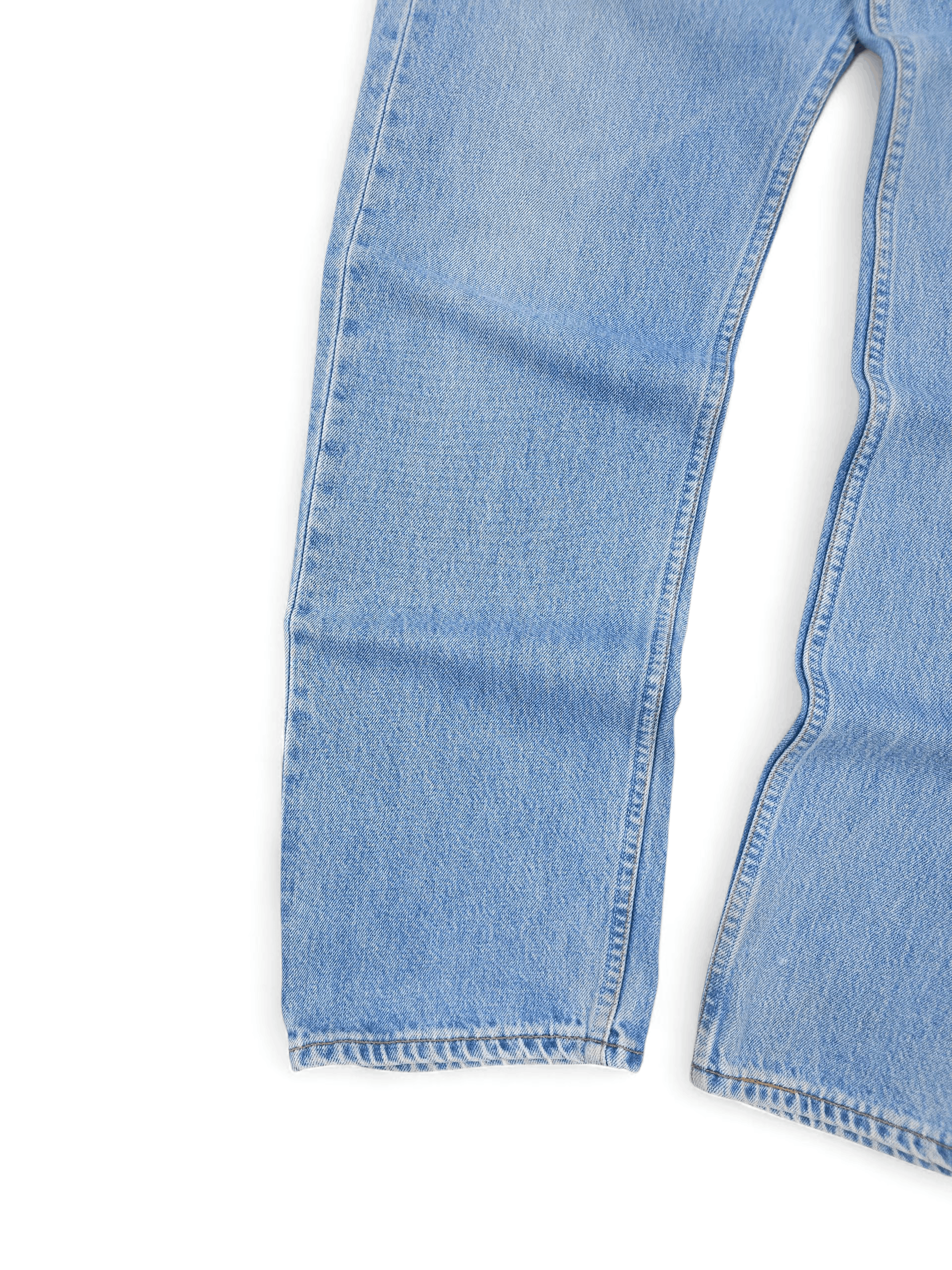 Levi's 💎 34/32 90's Levi's 501 Straight Regular Washed Jeans Y2K Size US 34 / EU 50 - 4 Thumbnail