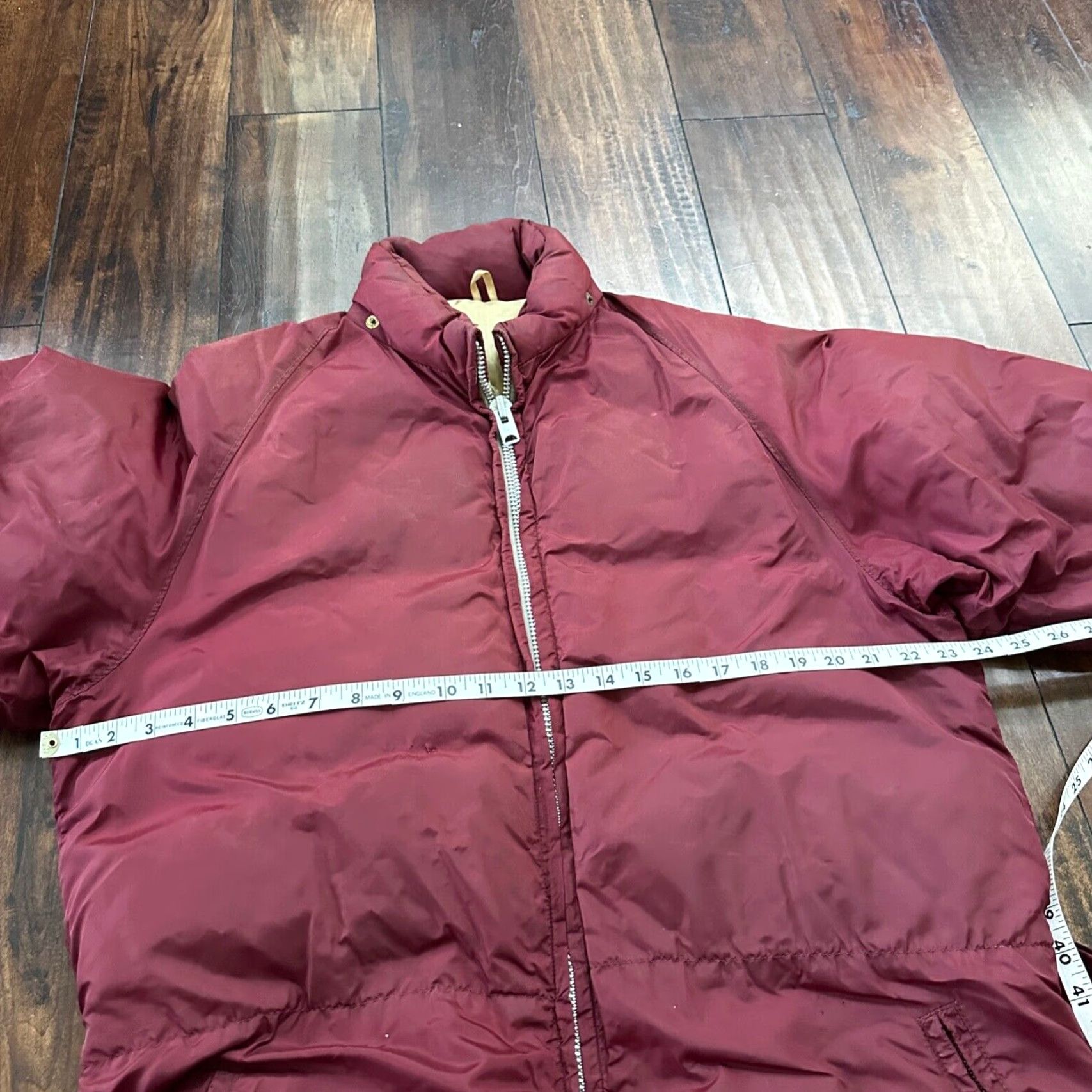 Vintage Vintage 1960s Alp Sport Jacket Parka Ski Coat Down Goose L Ski Red Talon zip Bauer Nylon Size US L / EU 52-54 / 3 - 7 Thumbnail