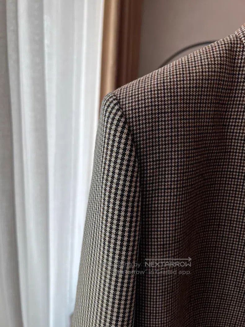 Fendi Fendi 22 Fall/Winter Windowpane Short Jacket Size XS / US 0-2 / IT 36-38 - 4 Thumbnail