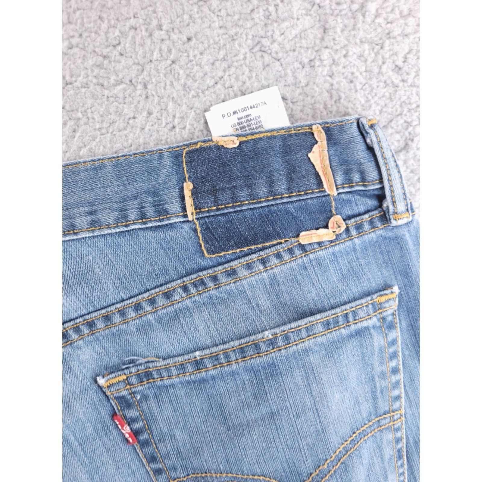 Levi's Levis Jeans Mens 36x31 Blue Denim Relaxed Fit Size US 36 / EU 52 - 4 Thumbnail