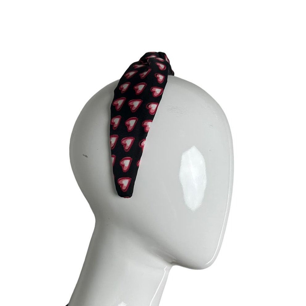 Kate Spade Kate spade Heart Print twisted knot silk headband Size ONE SIZE - 4 Thumbnail