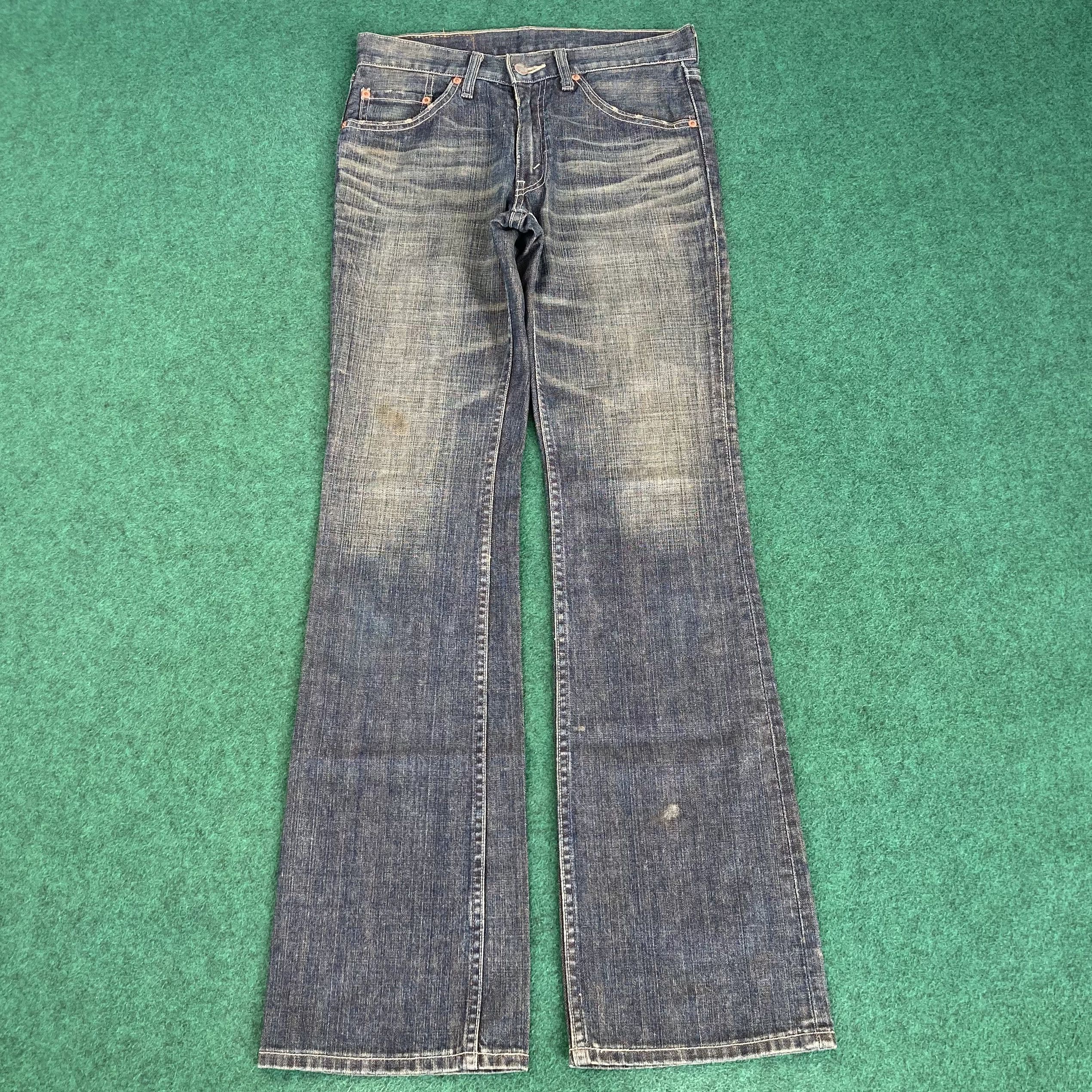 Levi's 29x33.5 Vtg Levis 517 Denim Flared Bootcut Sz 29 Faded Jeans Size US 29 - 1 Thumbnail
