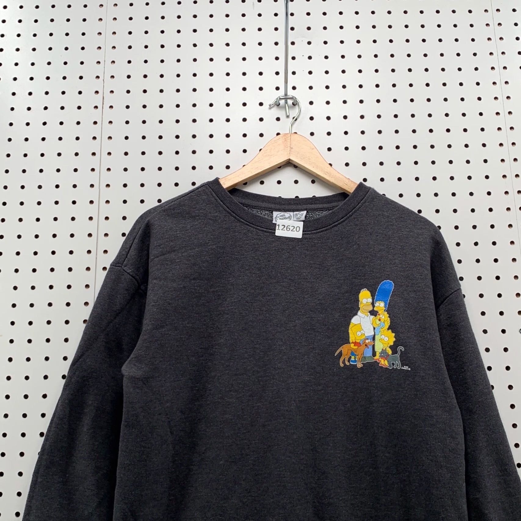 Vintage The Simpsons Sweatshirt Women's XS Long Sleeve Black Pullover Logo Crew Neck Casual Modern Classic Size XS / US 0-2 / IT 36-38 - 6 Thumbnail