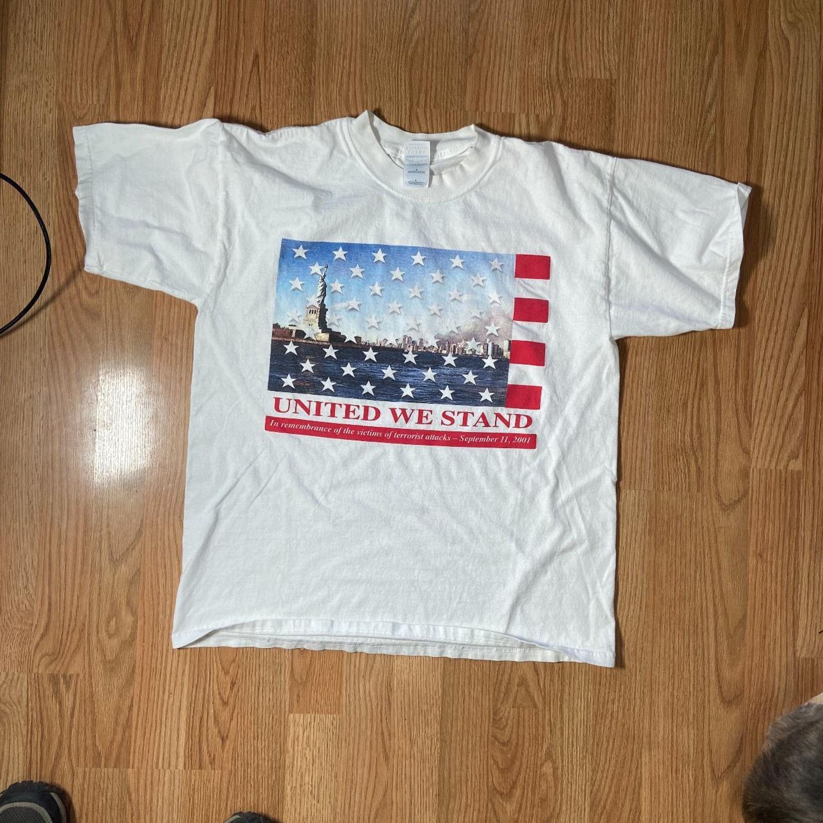 Gildan 911 memoiral tee shirt Size US XL / EU 56 / 4 - 4 Thumbnail