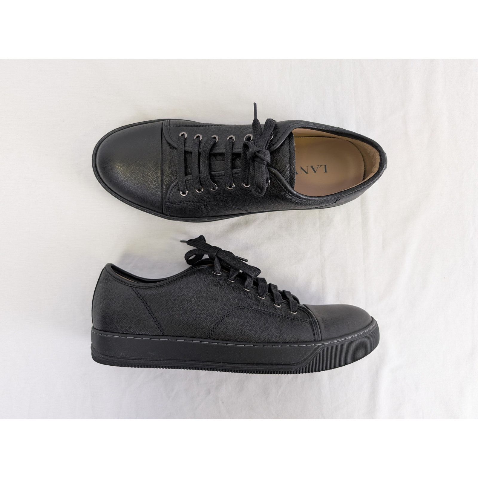 Lanvin o1rshd1 Men's Shoes Boots in Black Size US 11 / EU 44 - 21 Thumbnail