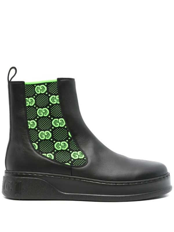 Gucci GUCCI Black Boot Size US 10.5 / EU 43-44 - 3 Thumbnail