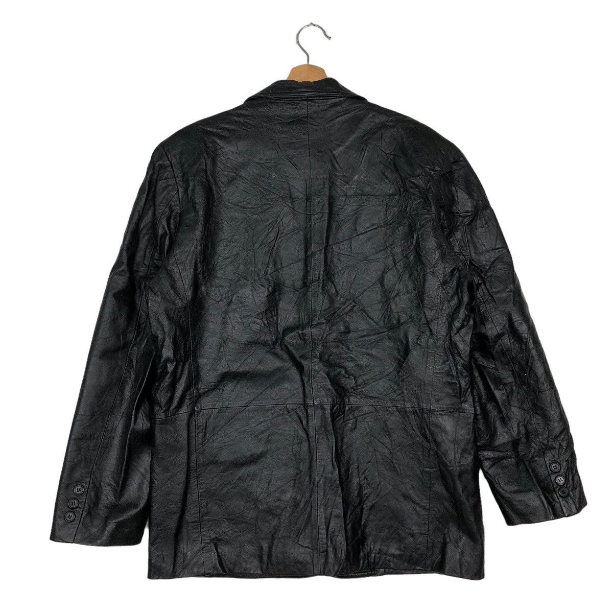 Balmain 🔥90’s Vintage Chore Leather Jacket Balmain Paris Size US M / EU 48-50 / 2 - 8 Thumbnail