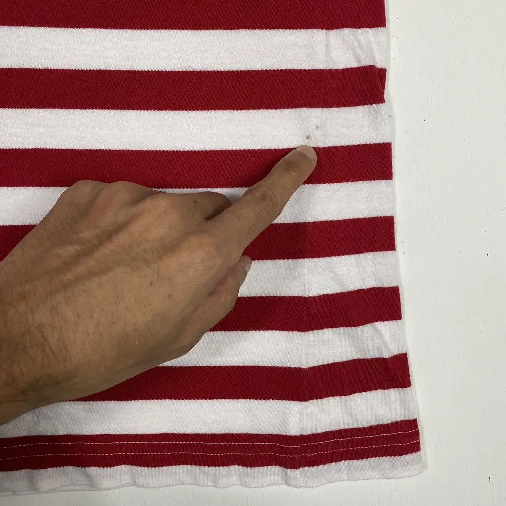 Valentino VINTAGE 90's VALENTINO STUDIO STRIPED TEE Size US L / EU 52-54 / 3 - 9 Thumbnail
