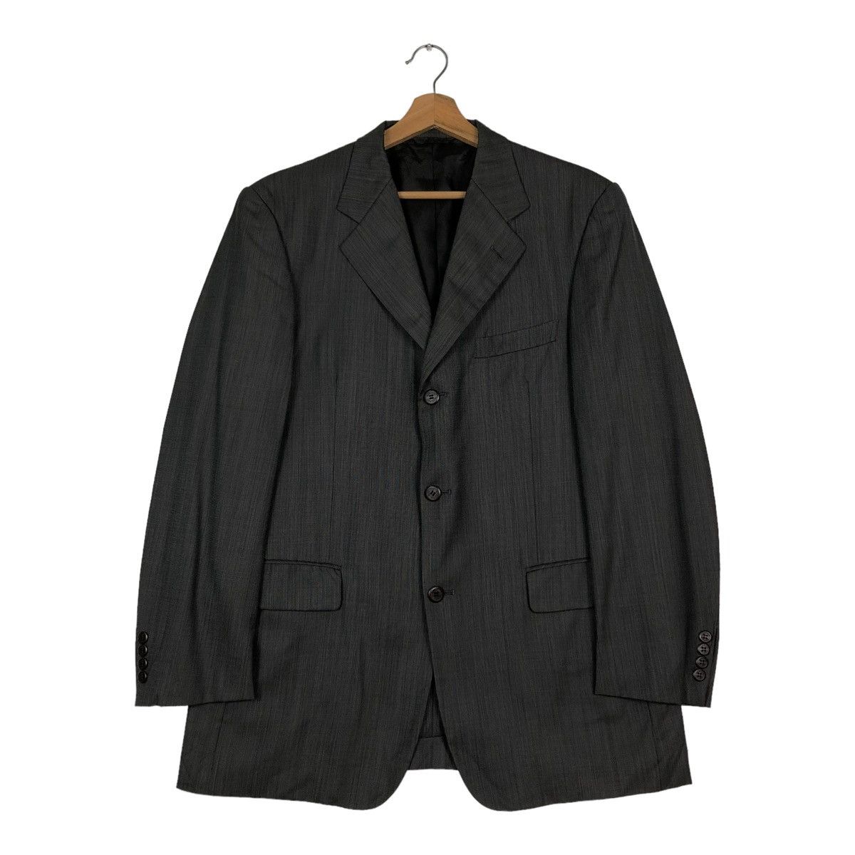 Moschino 🔥VINTAGE DOUBLE BREAST COATS JACKET MOSCHINO STRIPED Size US M / EU 48-50 / 2 - 1 Thumbnail