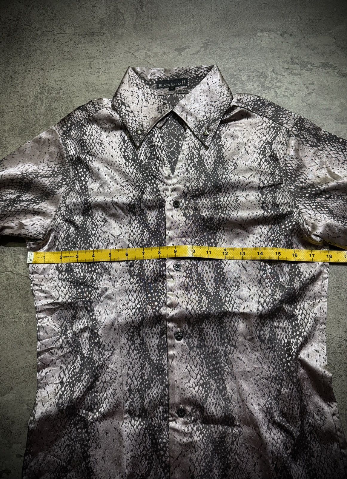 Hysteric Glamour Black Varia Japan snakeskin ifsixwasnine shirt Size US M / EU 48-50 / 2 - 8 Thumbnail