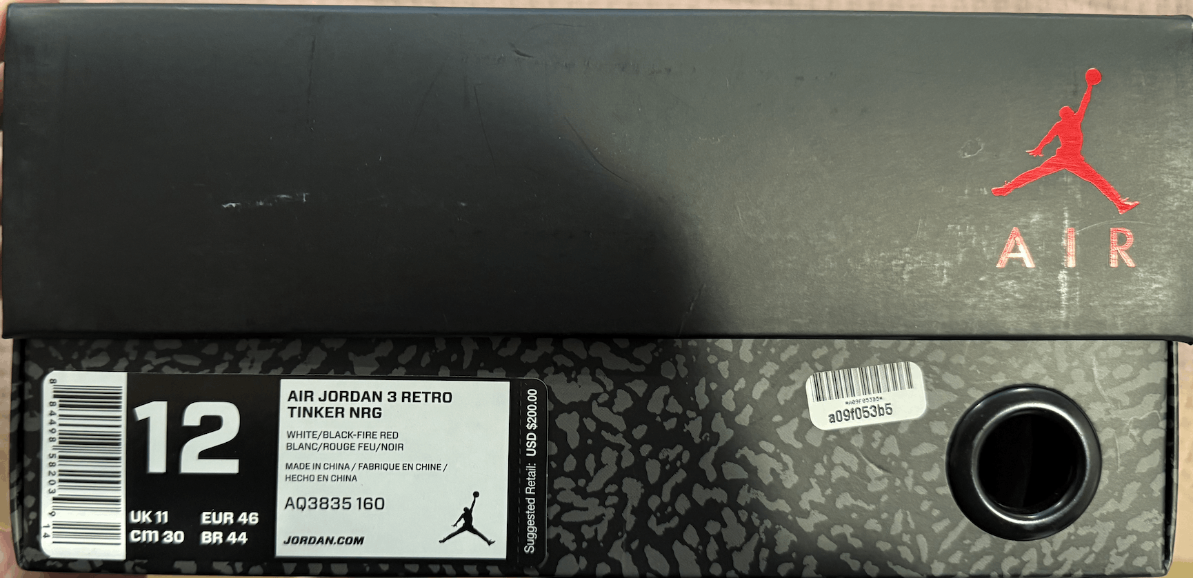 Nike Air Jordan 3 Retro Tinker Hatfield Size US 12 / EU 45 - 2 Thumbnail
