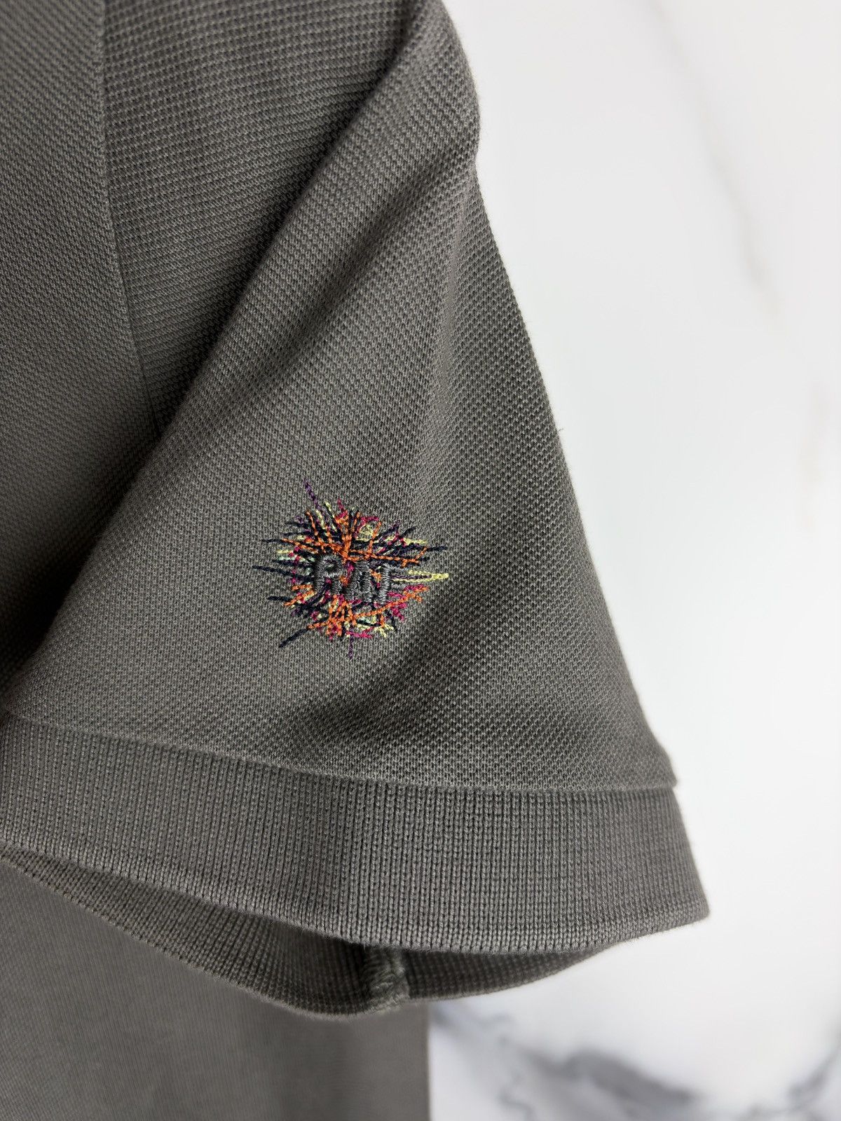 Raf Simons Raf By Raf Simons Sleeve Embroidered Button Polo Shirt Size US XS / EU 42 / 0 - 4 Thumbnail