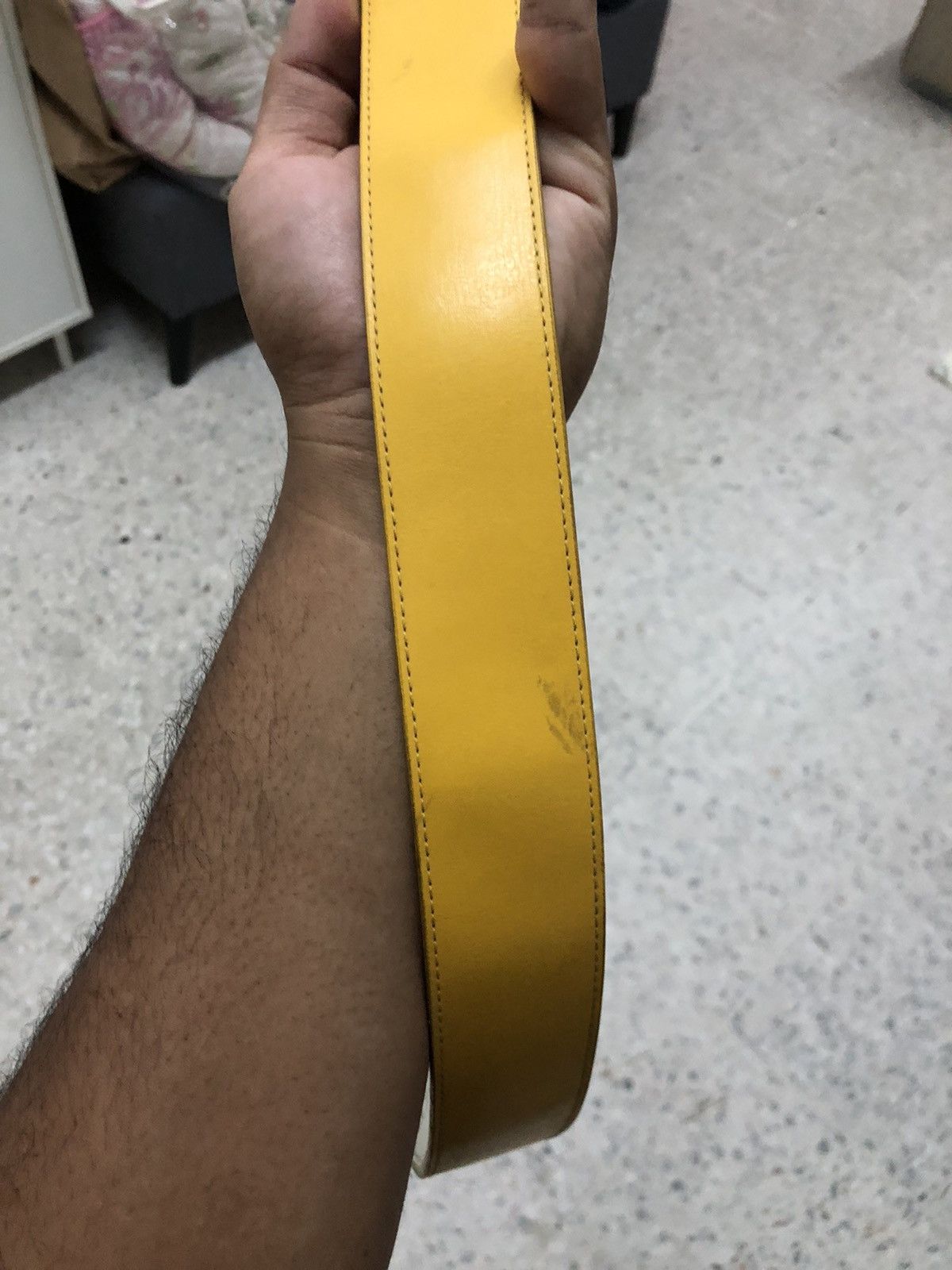 Hysteric Glamour Vintage 90s Hysteric Glamour Econic Buckle Belt Yellow Size ONE SIZE - 9 Thumbnail