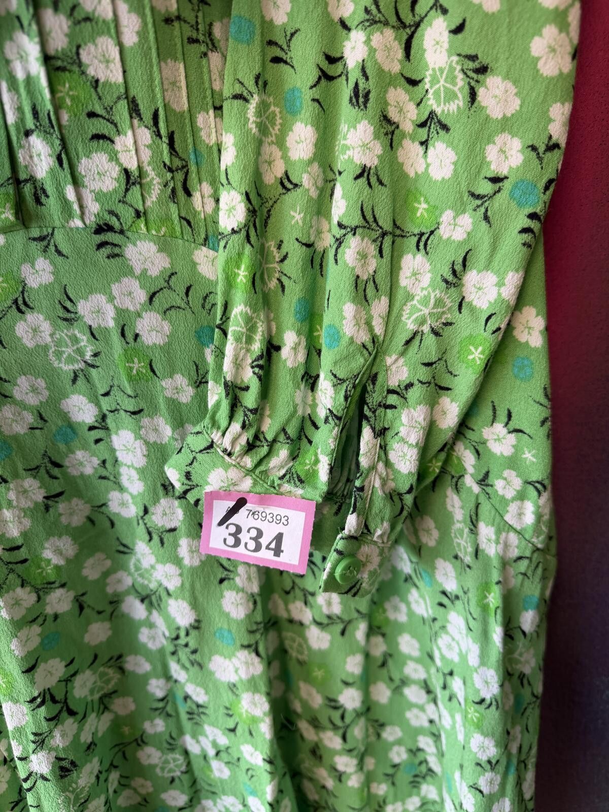 Other Whistles green floral midi dress in size 12 Size M / US 6-8 / IT 42-44 - 4 Thumbnail