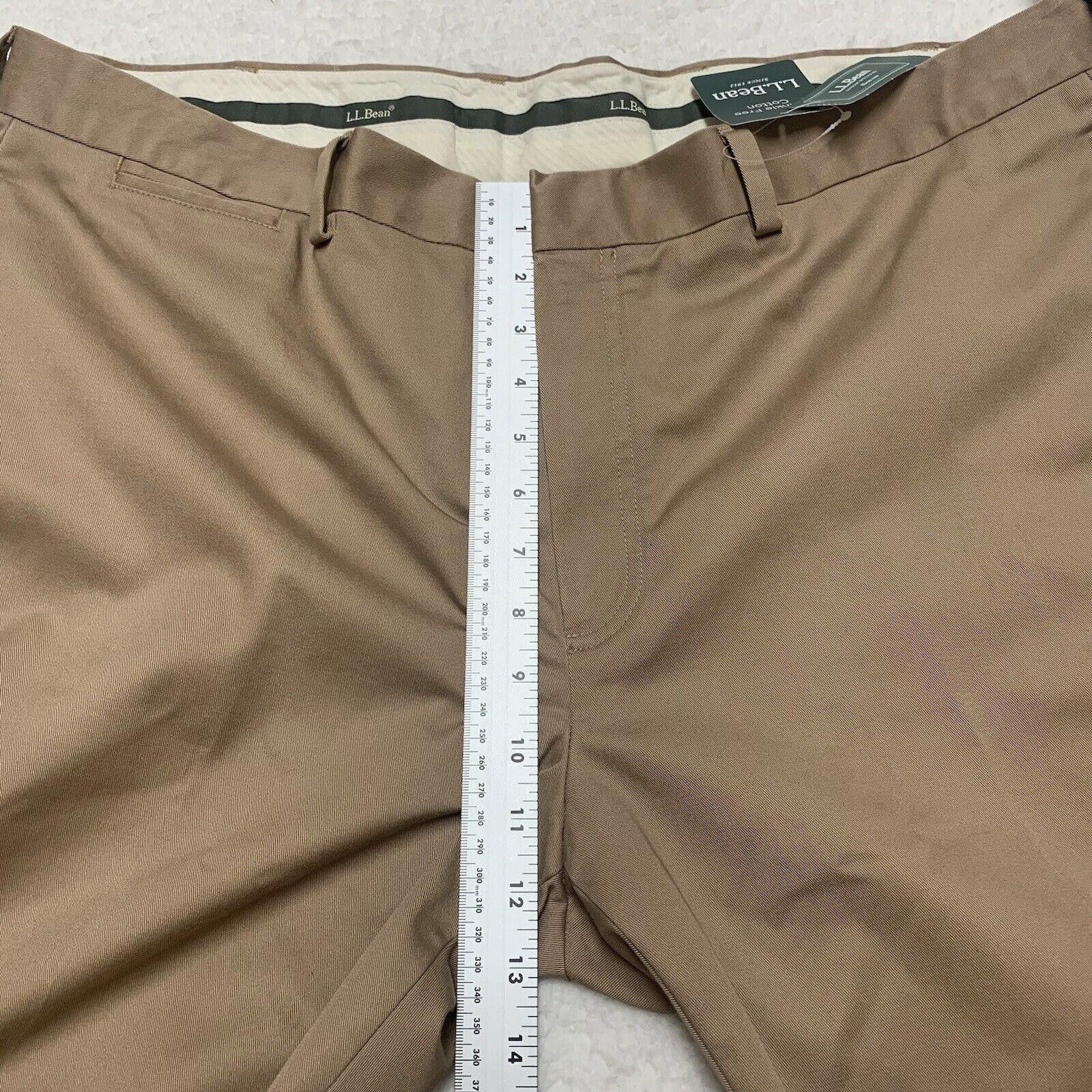 L.L. Bean L.L. Bean Dress Slacks Chino Men's Sz 42 Wide Dark Khaki Size US 42 / EU 58 - 7 Thumbnail