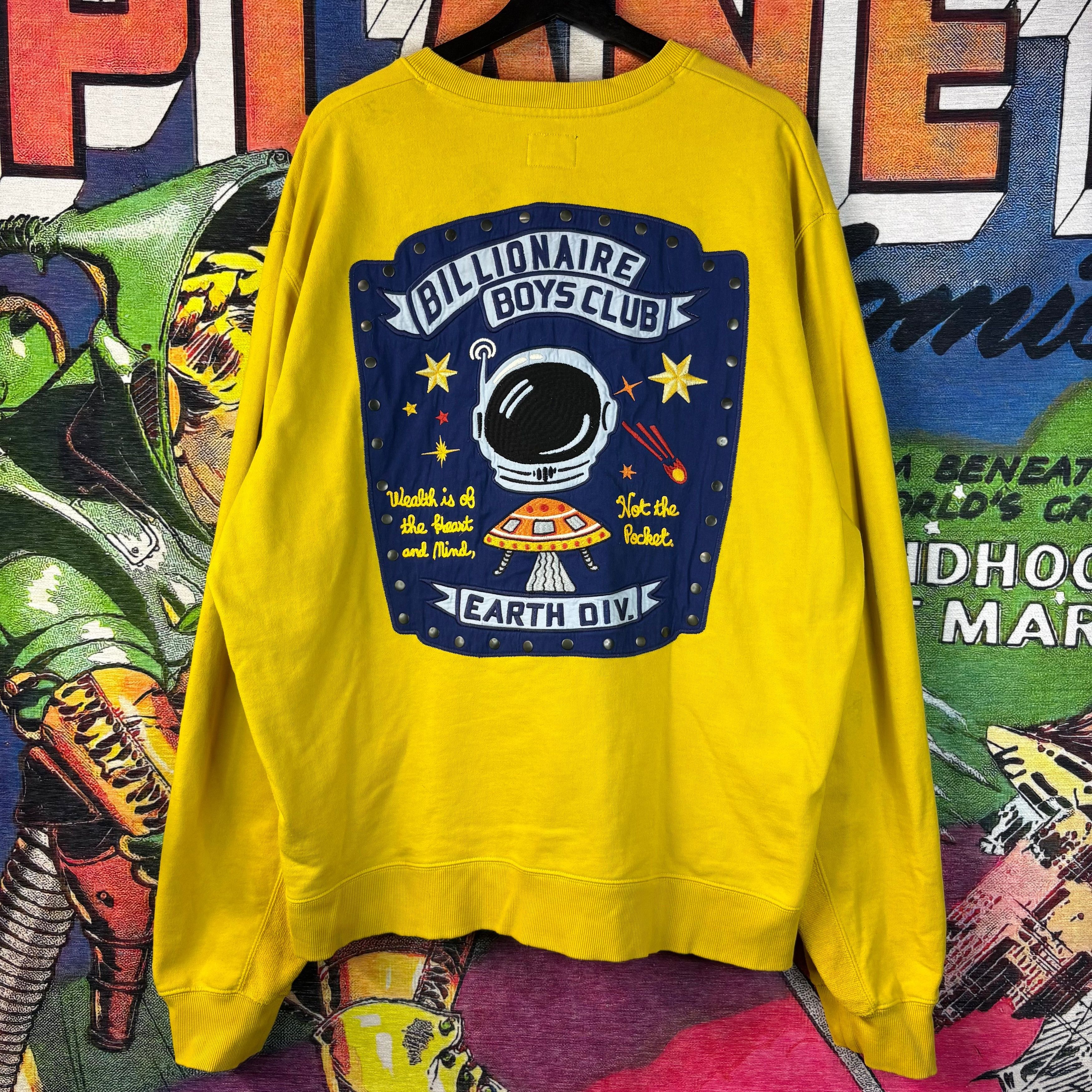Billionaire Boys Club Billionaire Boys Club BB Earth Div CrewNeck SweatShirt Size US XXL / EU 58 / 5 - 4 Thumbnail