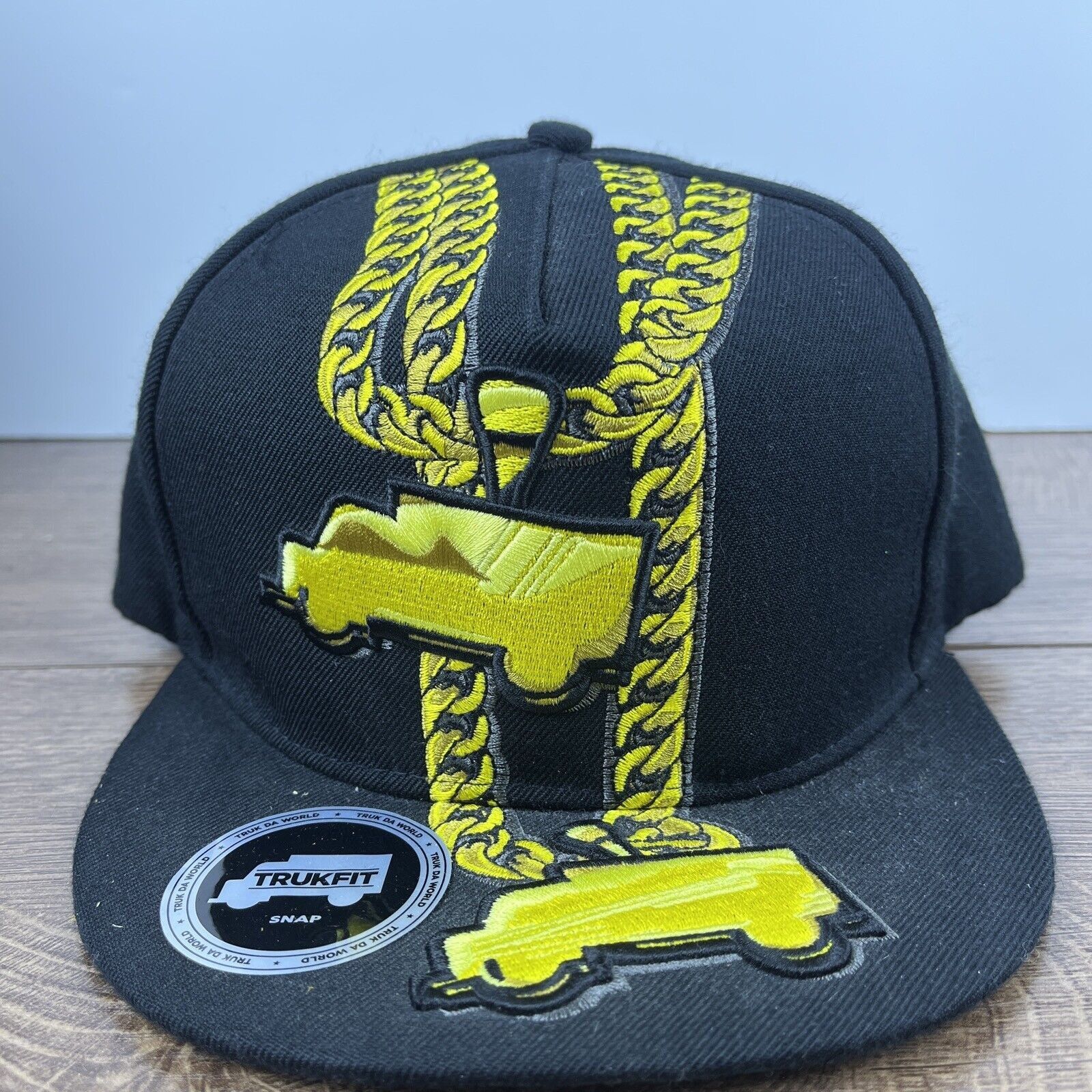 Other Gold Chains Hat Trucks Black Hat Snapback Adjustable Adult S Size ONE SIZE - 1 Thumbnail