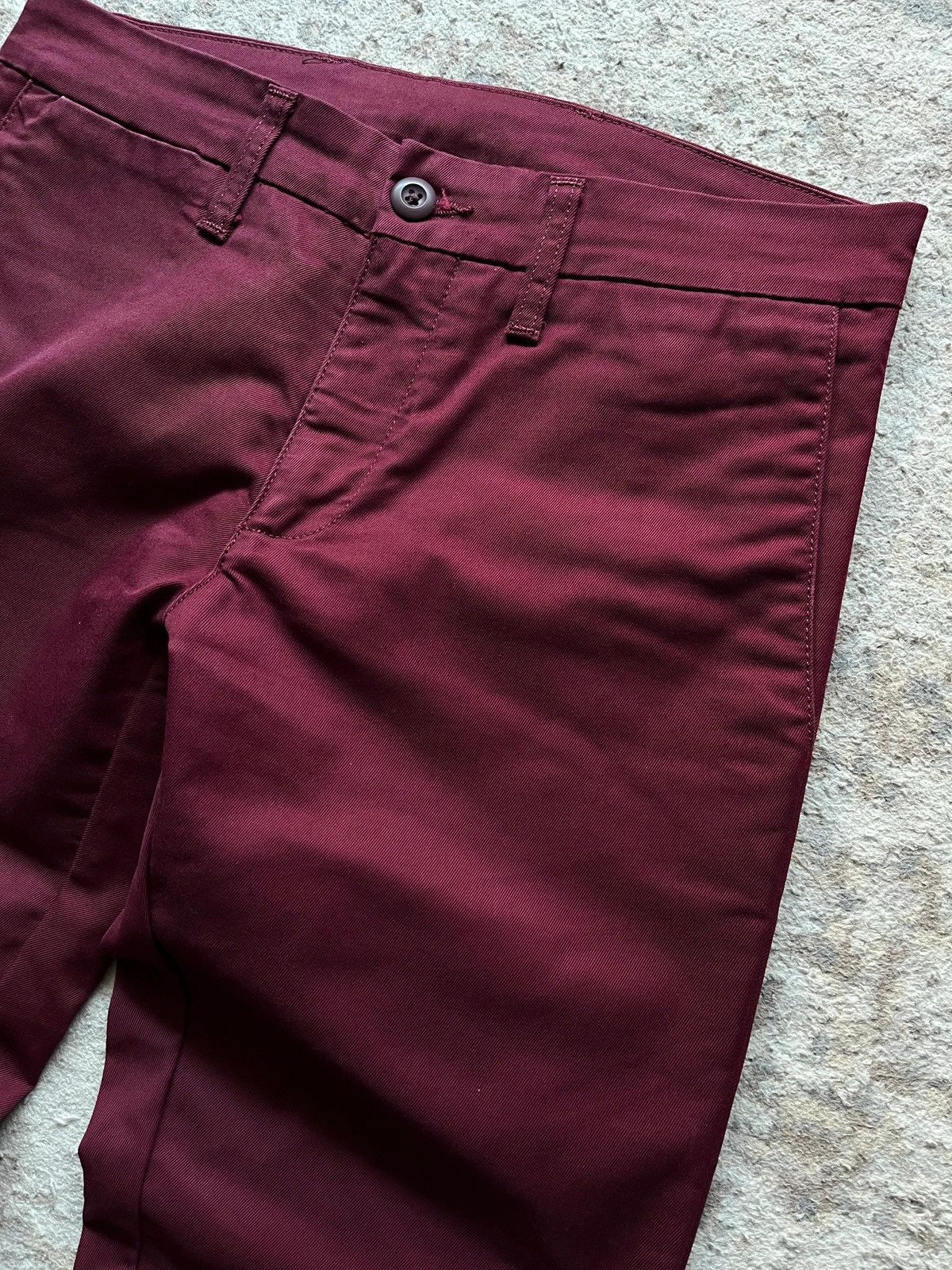 Carhartt Carhartt 2015 Chinos Pants Burgundy Deadstock Sz W 29 x L 32 Size 32" / US 10 / IT 46 - 11 Thumbnail