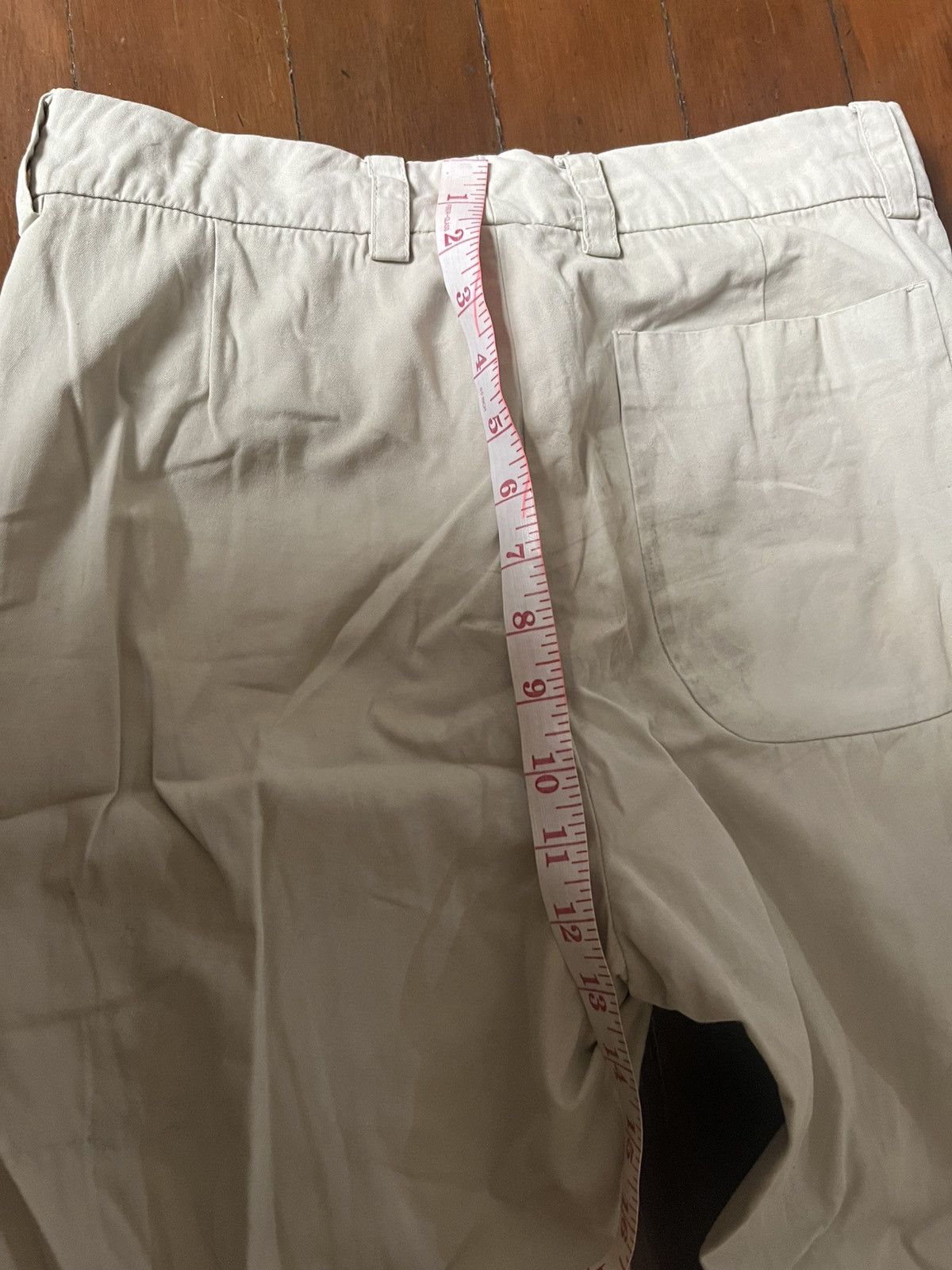 Maison Margiela 2004 Maison Margiela Khaki Wide Leg Pants Size US 30 / EU 46 - 11 Thumbnail
