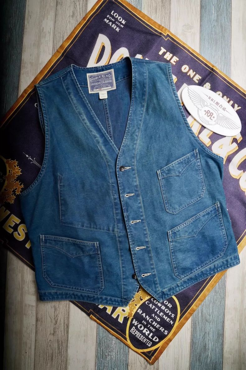 RRL Ralph Lauren RRL Ralph Lauren Workwear vest Size US XL / EU 56 / 4 - 1 Thumbnail
