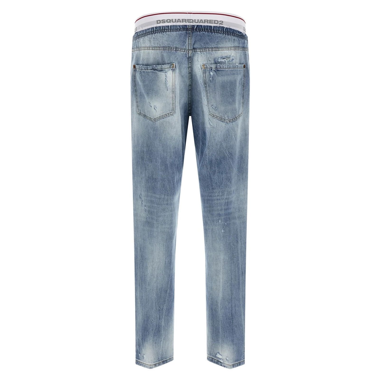 Dsquared2 DSQUARED2 Denim Blue Cotton Jeans New & Authentic (Men's siz Size US 34 / EU 50 - 2 Thumbnail