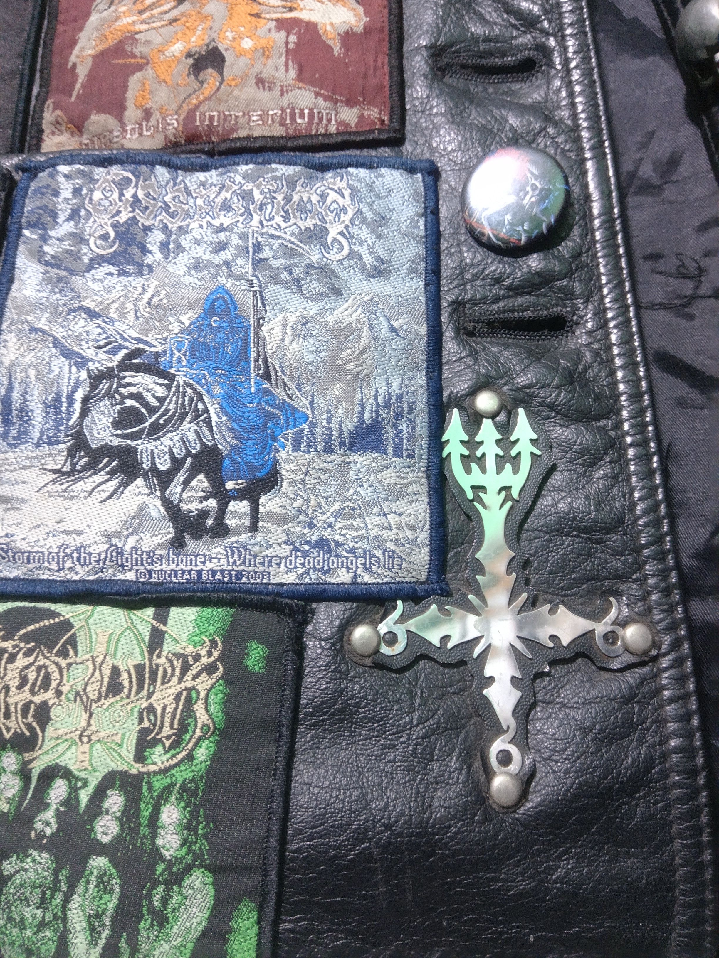 Handmade × Leather BATTLE VEST leather vest Size US M / EU 48-50 / 2 - 8 Thumbnail