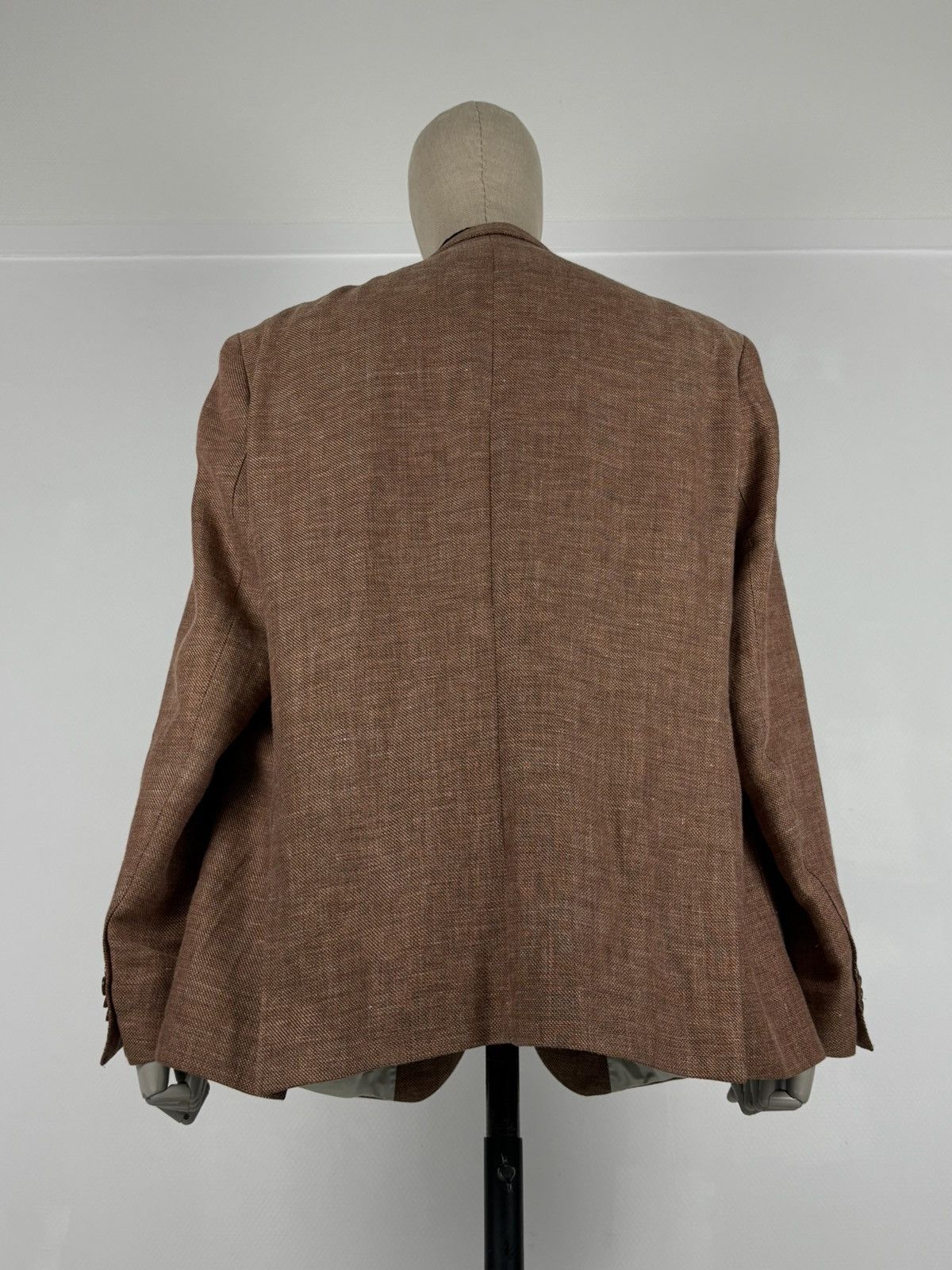 Suitsupply Men's Carl Gross Black Line Linen-Wool Modern Fit Sport Blazer Sakko Jacket Size 48S - 8 Thumbnail