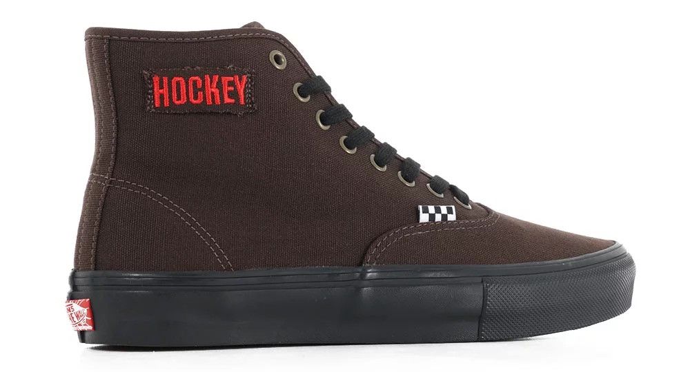 image of Fucking Awesome x Hockey Skateboards Hi-Top Snake Skin Vans Size 13 New Shoes in Brown, Men's