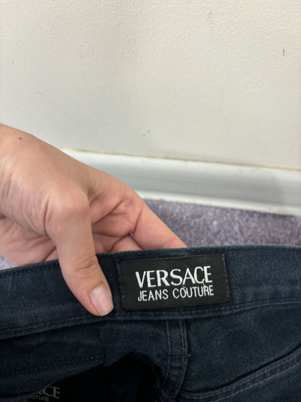 Versace Jeans Couture Vintage Versace Jeans Couture Women’s Medusa Denim Jeans Size 29" - 10 Thumbnail