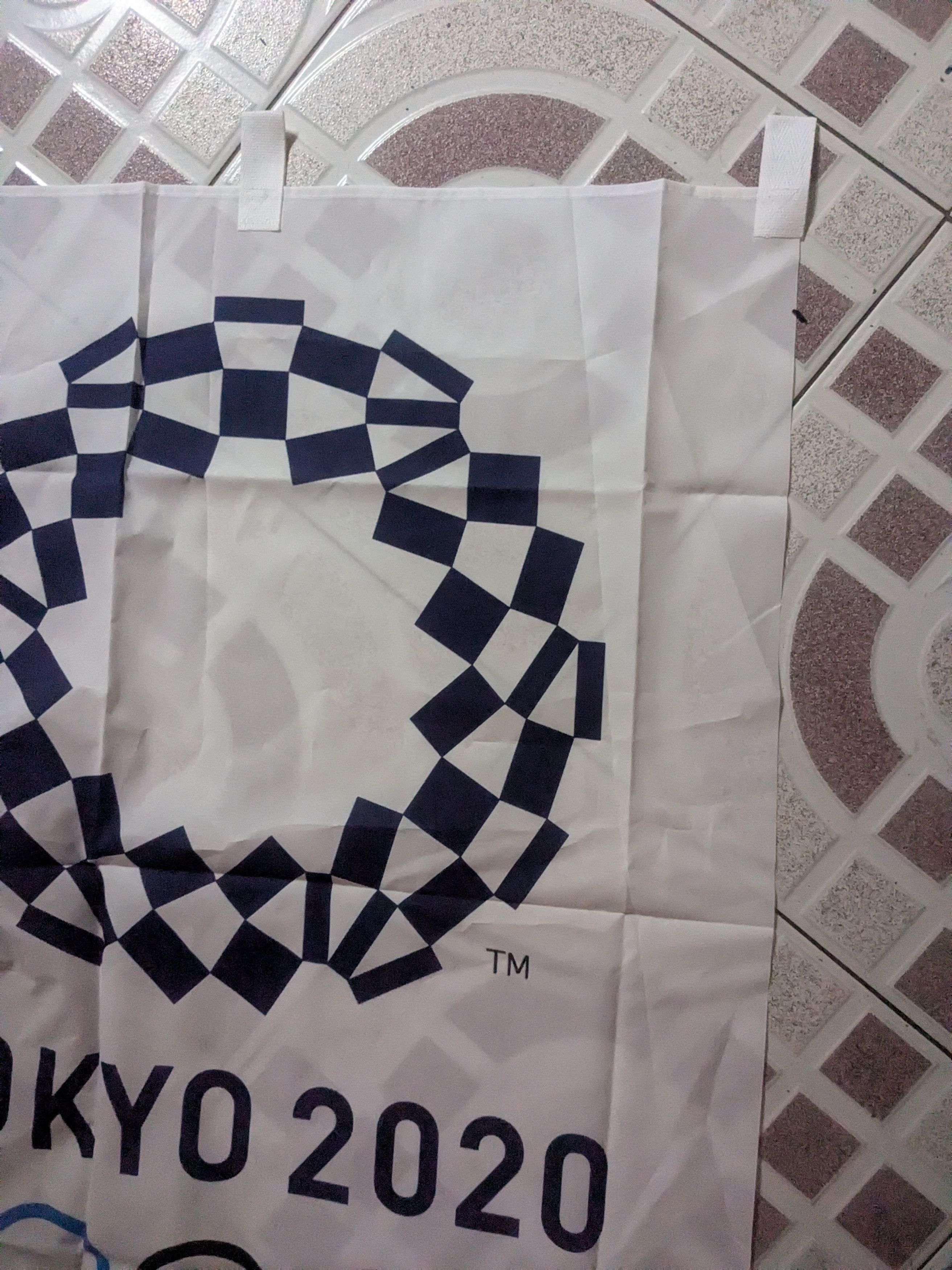 Vintage Tokyo Olympics 2020 flag authentic Size ONE SIZE - 10 Thumbnail