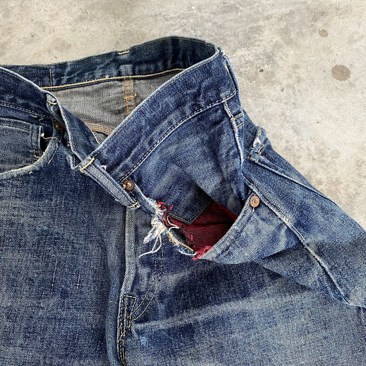 Pherrow's Vintage Pherrow’s Stormy Blue Faded Blue Selvedge Jeans Size US 29 - 9 Thumbnail