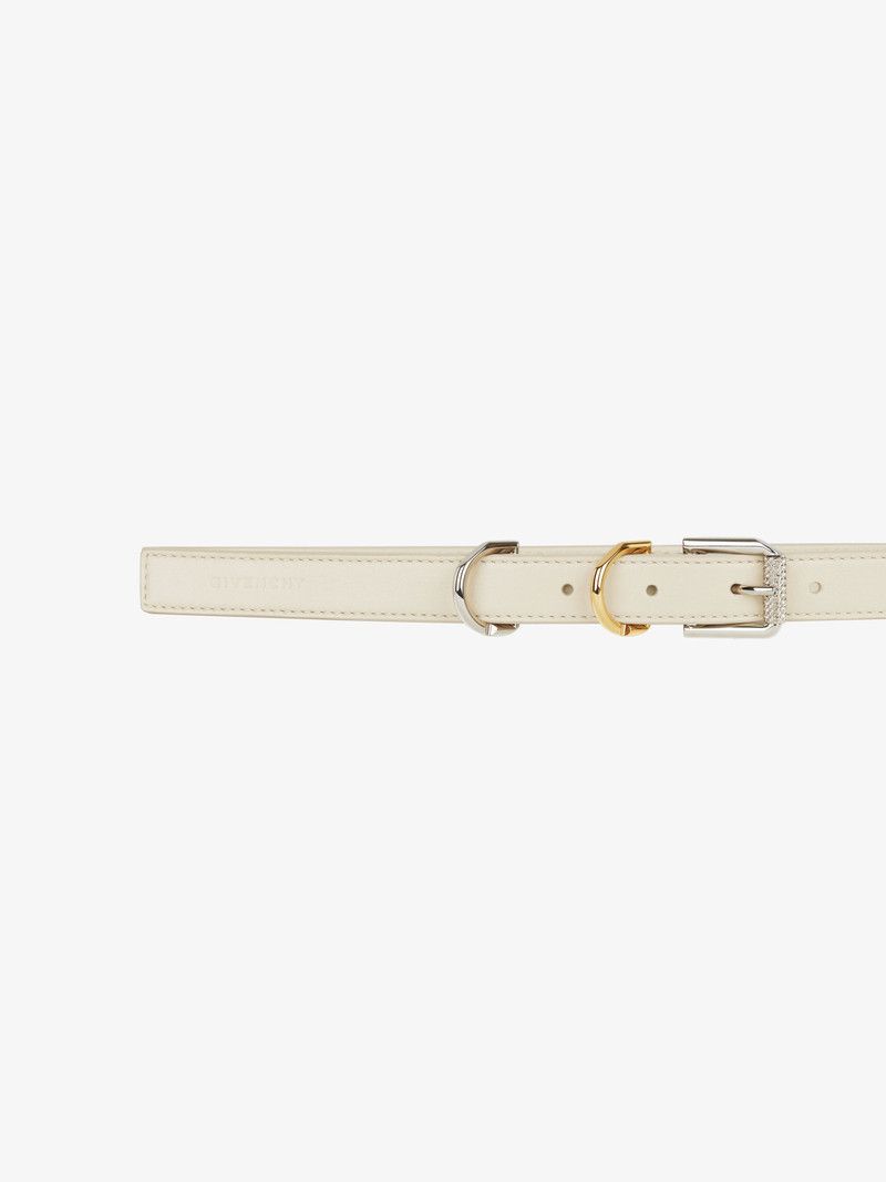 Givenchy o1n1vont0326 Size:1/Voyou Belt in Silver Size ONE SIZE - 3 Thumbnail