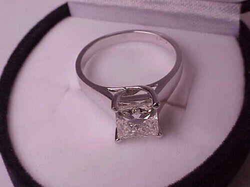 Other GIA Certified! $34,000 2.08ct VS Diamond 14k W/G Ring Size ONE SIZE - 3 Thumbnail