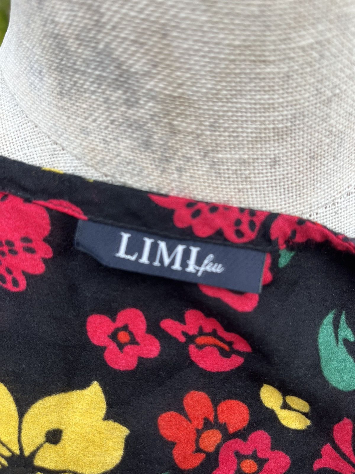 Limi Feu Ss 06’ Black floral printed tank Size S / US 4 / IT 40 - 7 Thumbnail