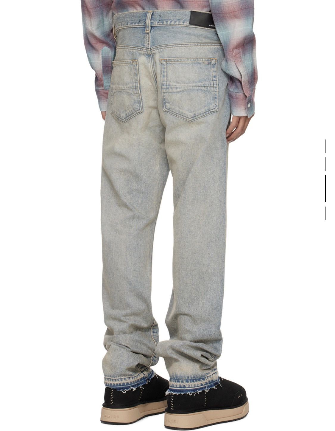 Amiri Straight Cut Loose Jeans Size US 33 - 4 Thumbnail