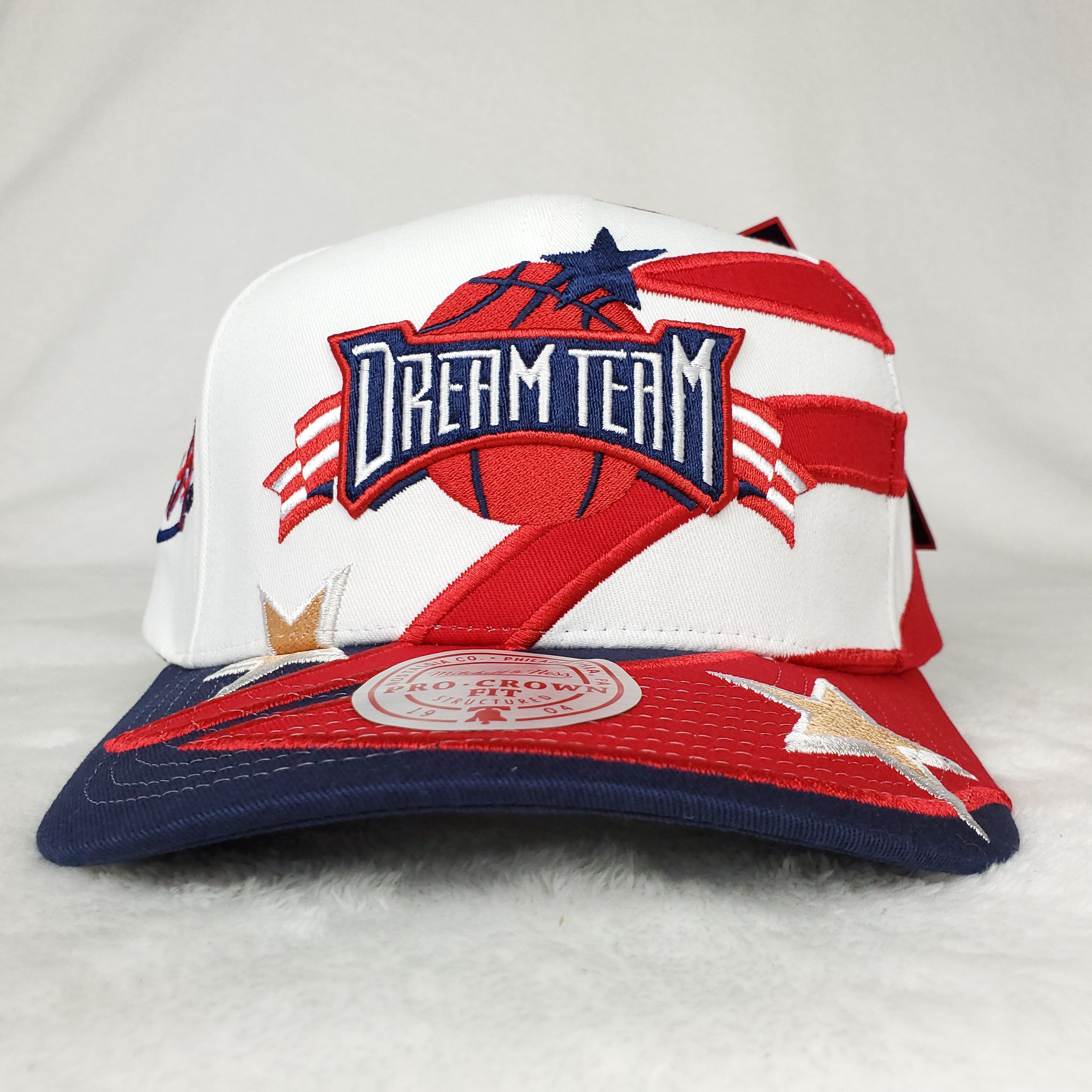 Just Don × Mitchell & Ness Just Don Dream Team USA Basketball Pro Fit Snapback Hat Cap Size ONE SIZE - 2 Thumbnail