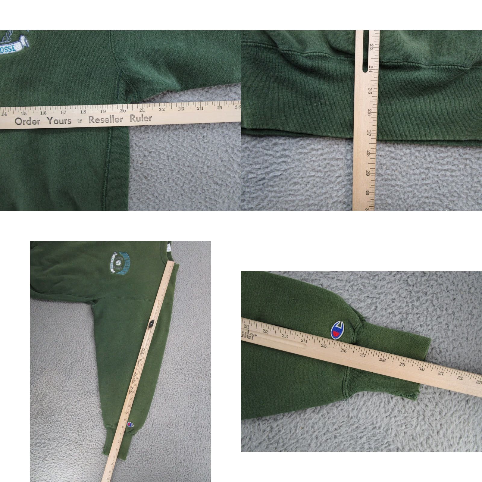 Champion VTG Champion Reverse Weave University Wisconsin La Crosse Sweatshirt SZ L READ Shirt Mens Green Lacrosse Reversible 90s Size US L / EU 52-54 / 3 - 8 Thumbnail