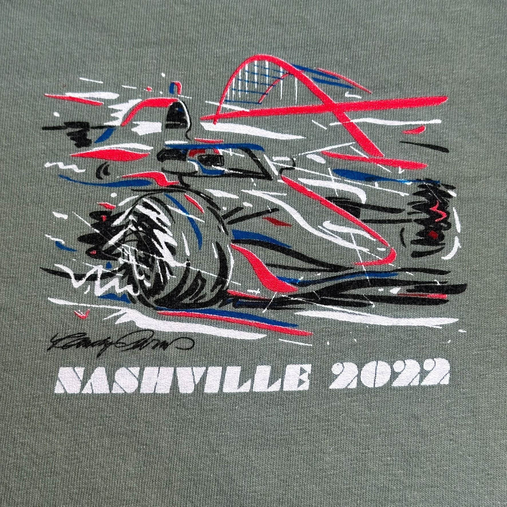Fruit Of The Loom Nashville Music City Grand Prix 2022 Indy Car T-Shirt Abstra Size US L / EU 52-54 / 3 - 5 Thumbnail