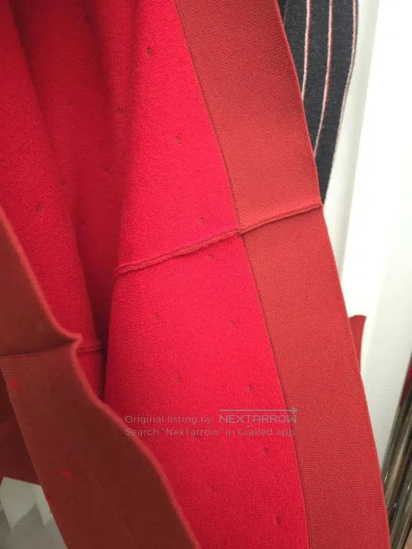 Louis Vuitton Louis Vuitton Red Wool Polka Dot Dress . Size S / US 4 / IT 40 - 5 Thumbnail