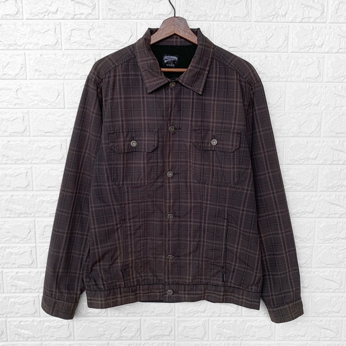 Stussy Garment Workgear Plaid Jacket