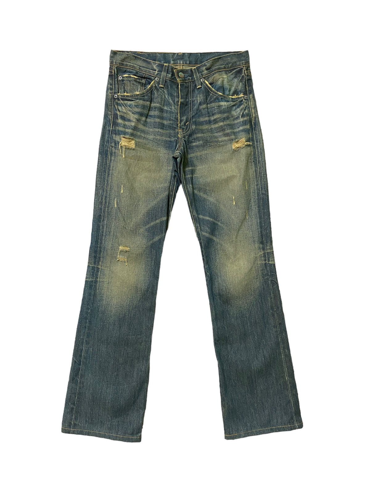 Levi's Levi's 517 Vintage Washed Blue Flared 28 x 31 Japan Made Size US 28 / EU 44 - 1 Thumbnail