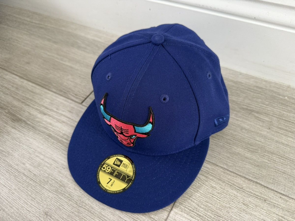 New Era Chicago Bulls Hat Club New Era Interstellar Fitted Sz 7 3/8 Size ONE SIZE - 5 Thumbnail